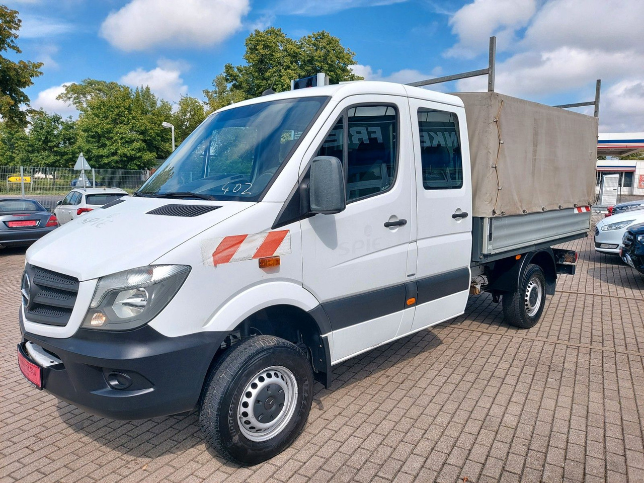 Mercedes-Benz Sprinter II Pritsche DoKa 316 4X4 Klima Standhei - Furgons ar tentu, Kravas-pasažieru furgons: foto 4 Mercedes-Benz Sprinter II Pritsche DoKa 316 4X4 Klima Standhei - Furgons ar tentu, Kravas-pasažieru furgons: foto 4