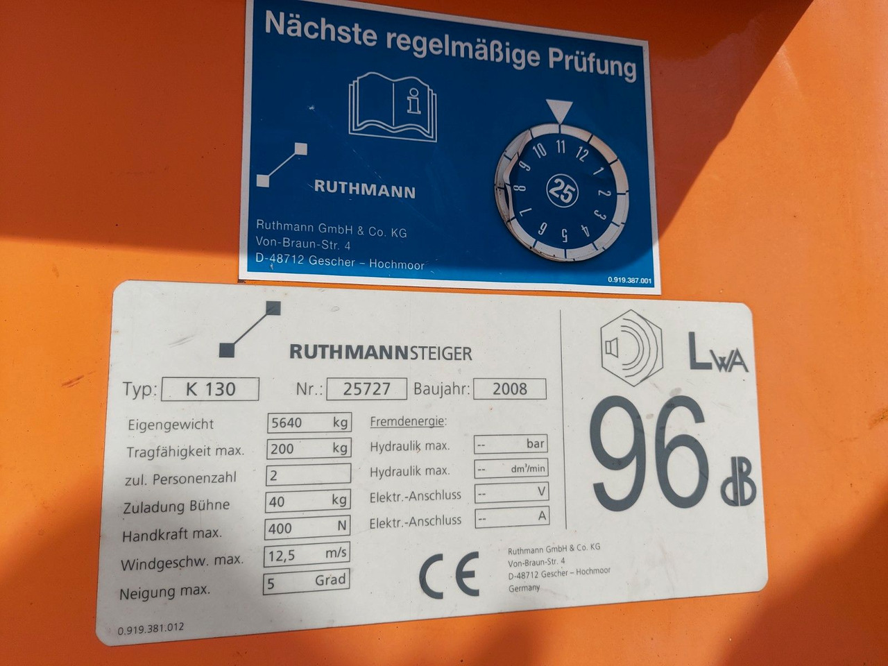 Mercedes-Benz VARIO 816D 4x4 HUB Steiger Ruthmann K130 - Autopacēlājs: foto 2 Mercedes-Benz VARIO 816D 4x4 HUB Steiger Ruthmann K130 - Autopacēlājs: foto 2