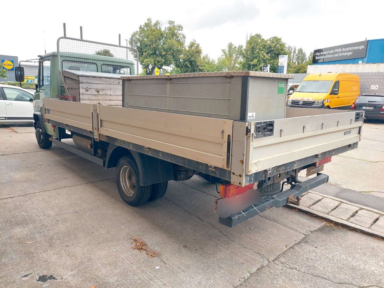 Mercedes-Benz Vario 613D Pritsche lang extralang - Automašīna ar kravas platformu: foto 5 Mercedes-Benz Vario 613D Pritsche lang extralang - Automašīna ar kravas platformu: foto 5