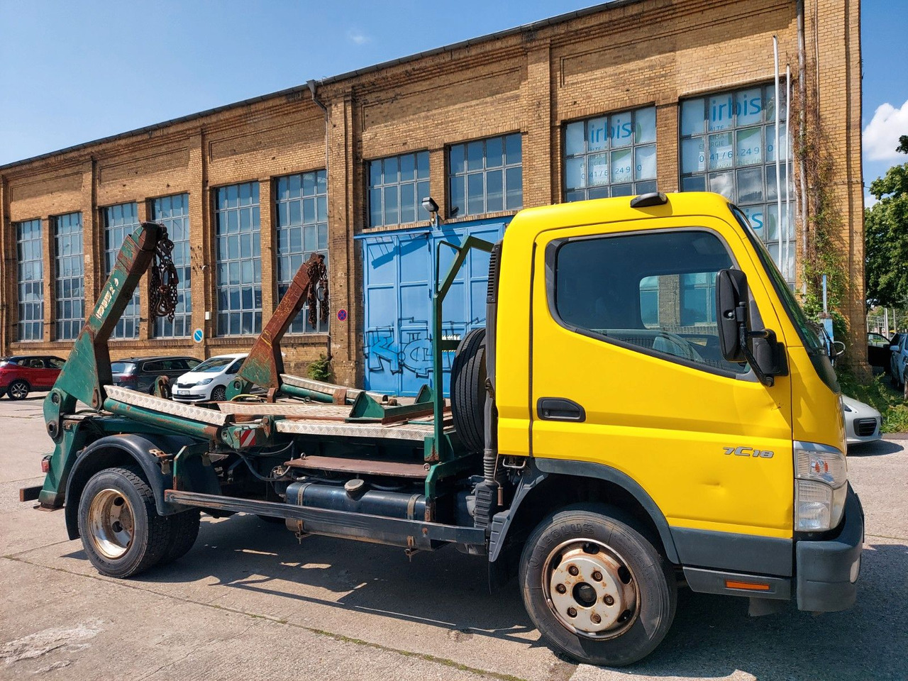 Mitsubishi Canter 7C18 Absetzer Kipper Meier Ratio 4500kg - Būvgružu konteineru vedējs: foto 5 Mitsubishi Canter 7C18 Absetzer Kipper Meier Ratio 4500kg - Būvgružu konteineru vedējs: foto 5