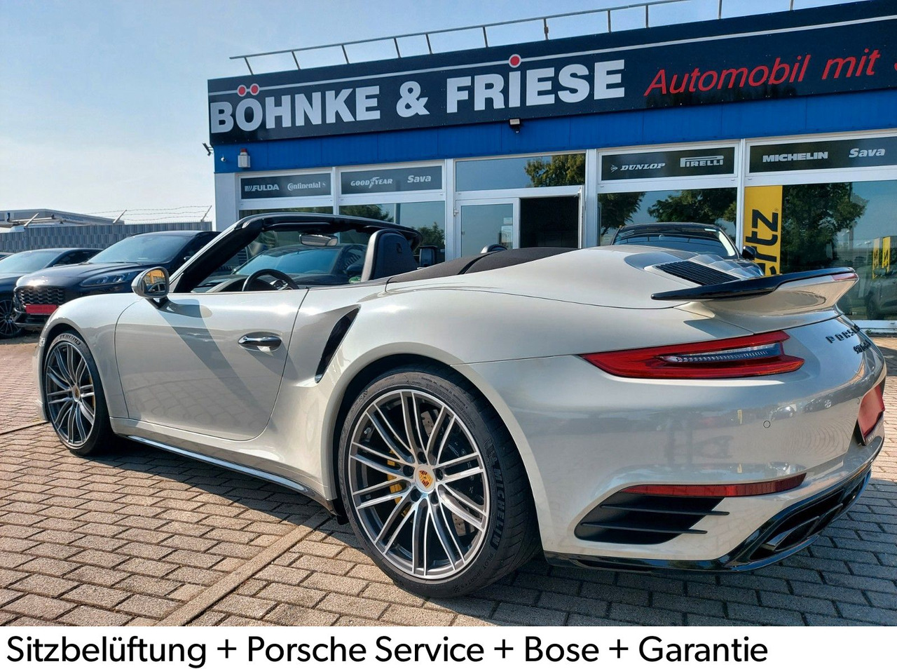 Porsche 911 Turbo S Cabriolet ACC Bose Sitzlüft Garantie - Vieglā automašīna: foto 1 Porsche 911 Turbo S Cabriolet ACC Bose Sitzlüft Garantie - Vieglā automašīna: foto 1