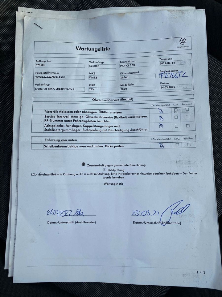 Furgons ar slēgtā virsbūve Volkswagen Crafter Pritsche Koffer 35 lang Bär LBW 750: foto 24