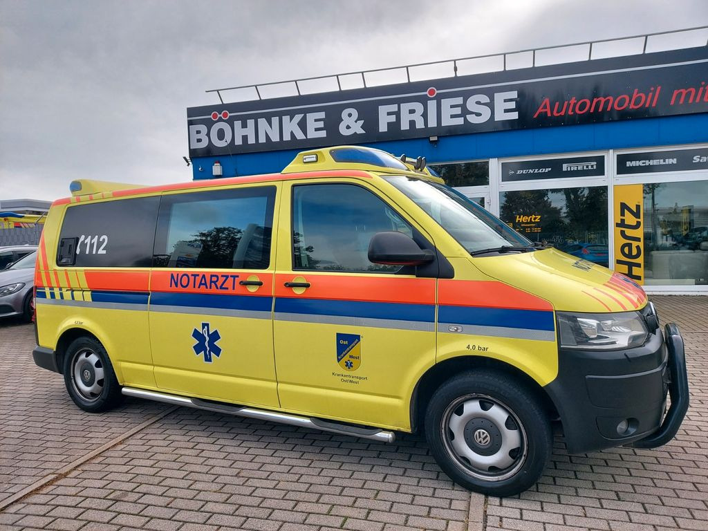 Ātrās palīdzības mašīna Volkswagen T5 Transporter DSG Kombi lang 4Motion NotarztNEF: foto 12