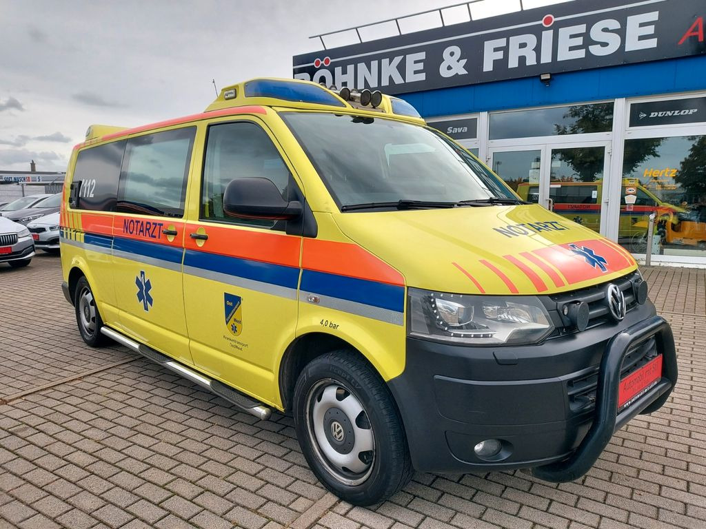 Ātrās palīdzības mašīna Volkswagen T5 Transporter DSG Kombi lang 4Motion NotarztNEF: foto 7
