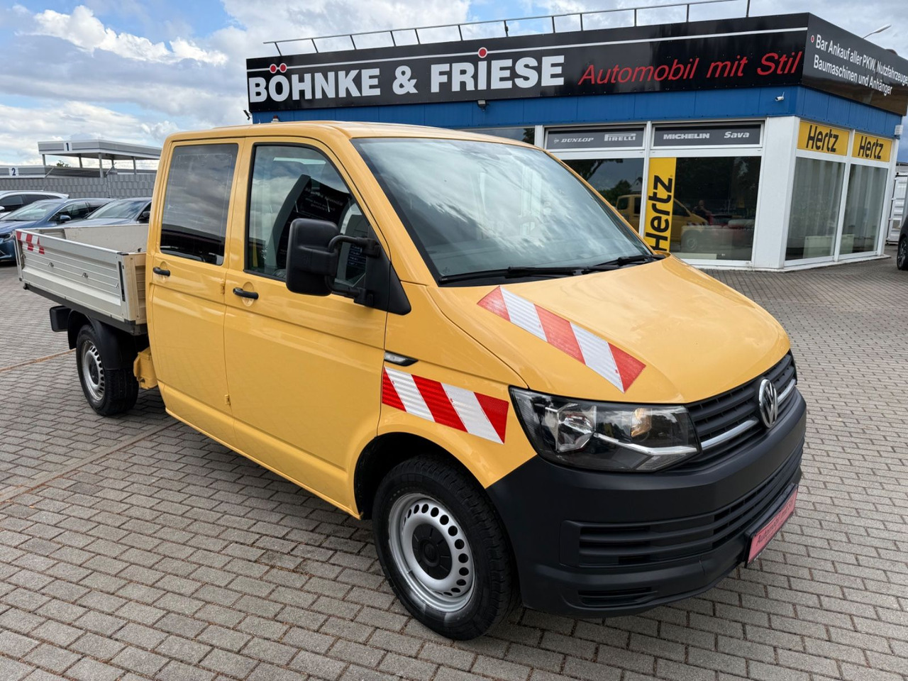 Volkswagen T6 Transporter Pritsche DOKA KLIMA NAVI - Automašīna ar kravas platformu, Kravas-pasažieru furgons: foto 1 Volkswagen T6 Transporter Pritsche DOKA KLIMA NAVI - Automašīna ar kravas platformu, Kravas-pasažieru furgons: foto 1