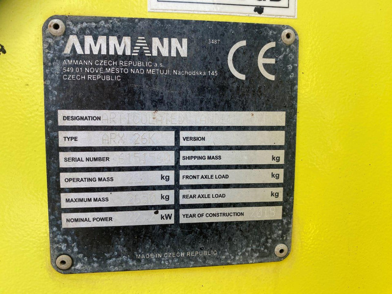 Ammann ARX26K NVT - Veltnis: foto 5 Ammann ARX26K NVT - Veltnis: foto 5