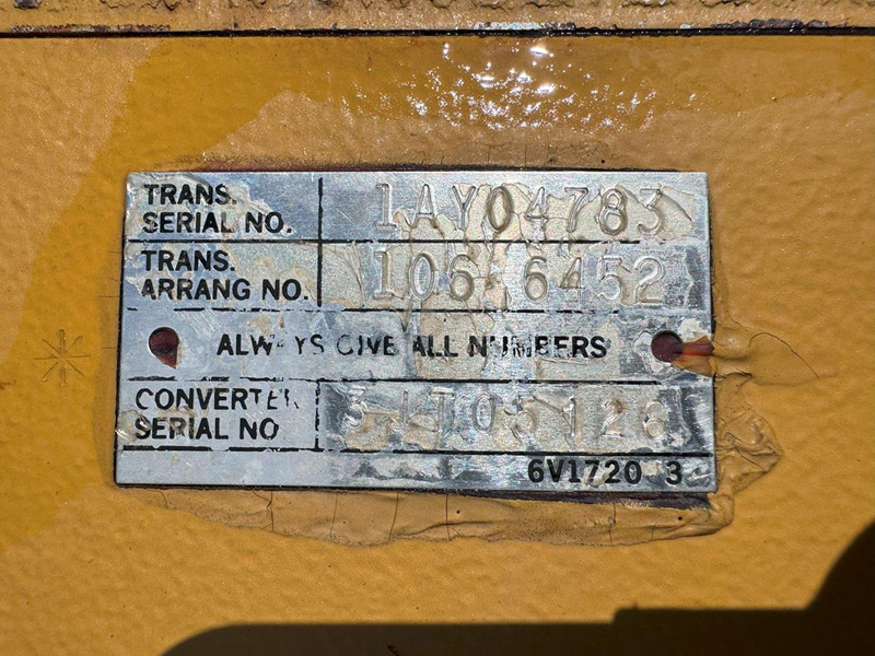 Caterpillar transmission for 980G series 1 and 2 NVT - Transmisija - Celtniecības tehnika: foto 3 Caterpillar transmission for 980G series 1 and 2 NVT - Transmisija - Celtniecības tehnika: foto 3