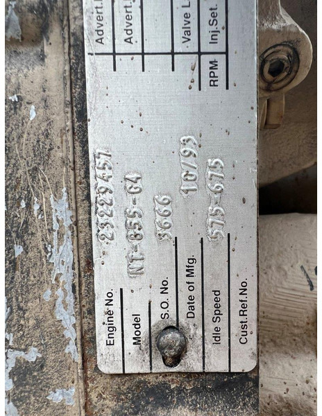 Cummins Marelli Motori NT 855 G4 / M7B 315 SA/4 NVT - Dzinējs: foto 5 Cummins Marelli Motori NT 855 G4 / M7B 315 SA/4 NVT - Dzinējs: foto 5