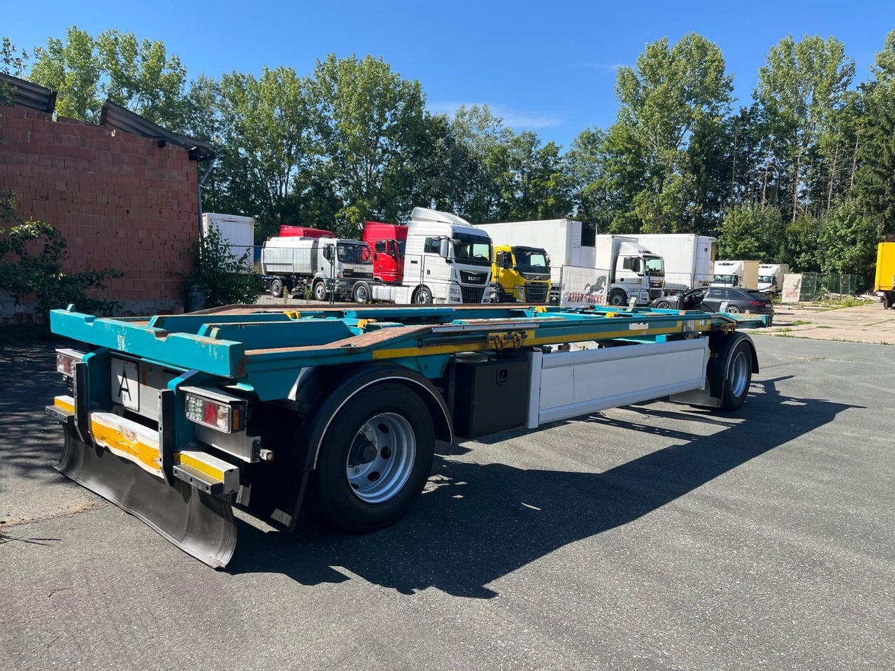 Hüffermann Flex-Carrier - Multilift/ Būvgružu konteinera piekabe: foto 4 Hüffermann Flex-Carrier - Multilift/ Būvgružu konteinera piekabe: foto 4