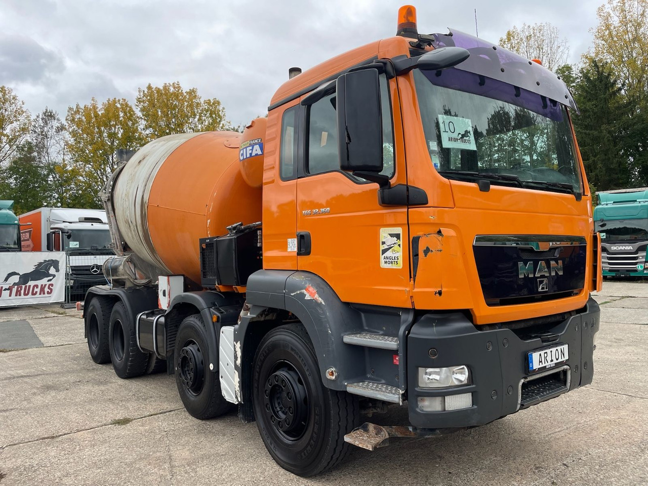 MAN TGS 32.360 8x4 BB Betonmischer/CIFA/SL9/9m3/EU4 - Betonvedējs: foto 1 MAN TGS 32.360 8x4 BB Betonmischer/CIFA/SL9/9m3/EU4 - Betonvedējs: foto 1