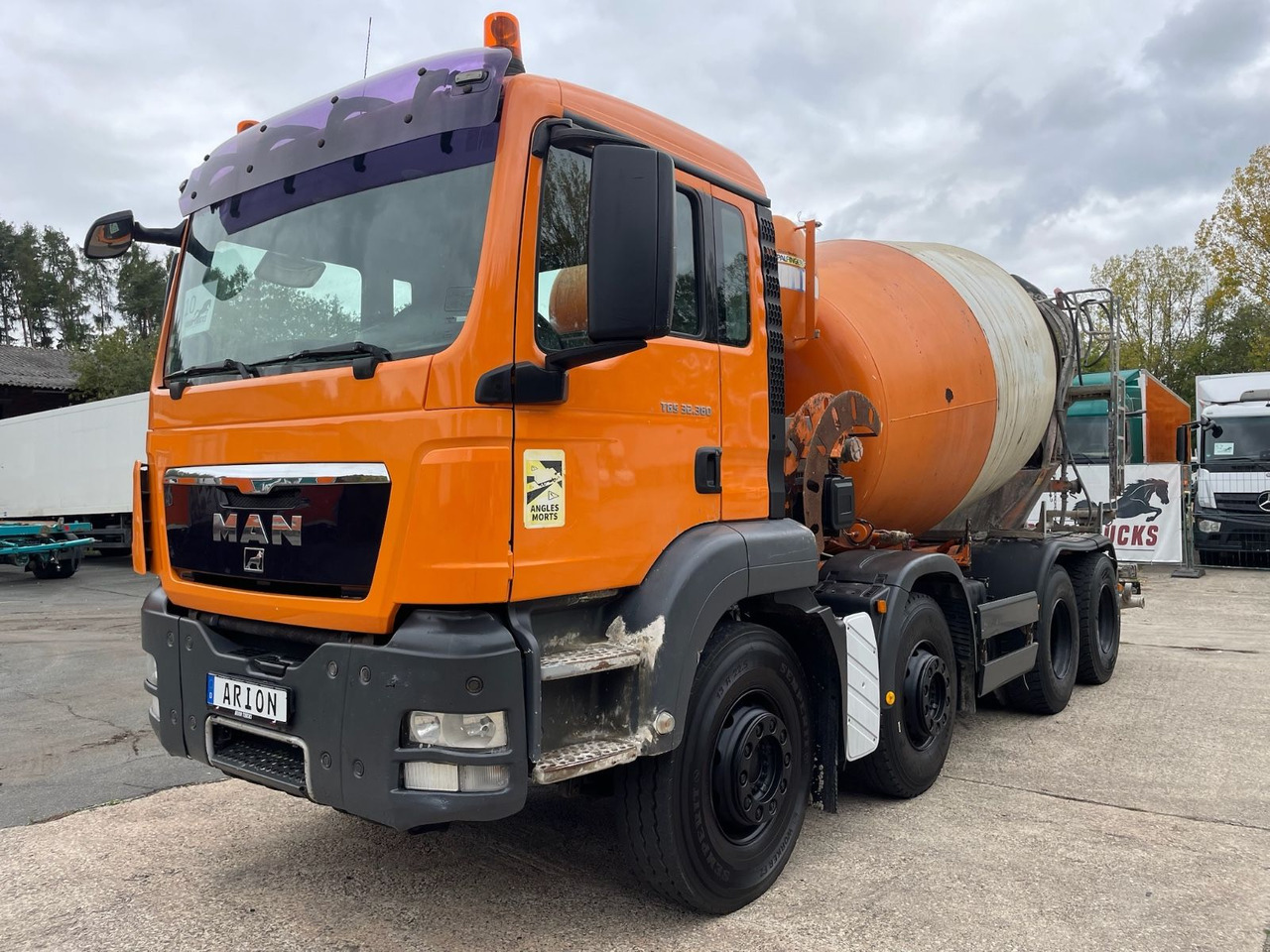 MAN TGS 32.360 8x4 BB Betonmischer/CIFA/SL9/9m3/EU4 - Betonvedējs: foto 3 MAN TGS 32.360 8x4 BB Betonmischer/CIFA/SL9/9m3/EU4 - Betonvedējs: foto 3