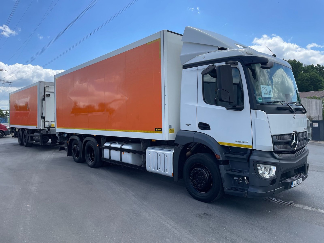 Mercedes-Benz Antos 2543 6x2 Kühlkoffer/CARRIER/ROHR/NLA/LBW - Kravas automašīna refrižerators: foto 1 Mercedes-Benz Antos 2543 6x2 Kühlkoffer/CARRIER/ROHR/NLA/LBW - Kravas automašīna refrižerators: foto 1