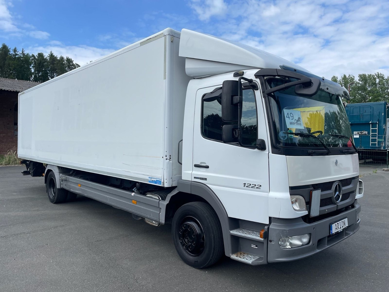 Mercedes-Benz Atego 2 1222 4x2 Koffer/LBW/DAUTEL/8,25m/AC/EU5 - Kravas automašīna ar slēgto virsbūvi: foto 1 Mercedes-Benz Atego 2 1222 4x2 Koffer/LBW/DAUTEL/8,25m/AC/EU5 - Kravas automašīna ar slēgto virsbūvi: foto 1
