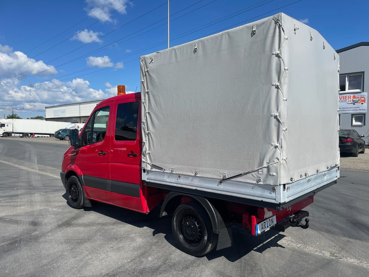 Mercedes-Benz Sprinter II 213 CDI Pritsche/DOKA/EU4/TÜV-05/27 - Furgons ar tentu, Kravas-pasažieru furgons: foto 4 Mercedes-Benz Sprinter II 213 CDI Pritsche/DOKA/EU4/TÜV-05/27 - Furgons ar tentu, Kravas-pasažieru furgons: foto 4