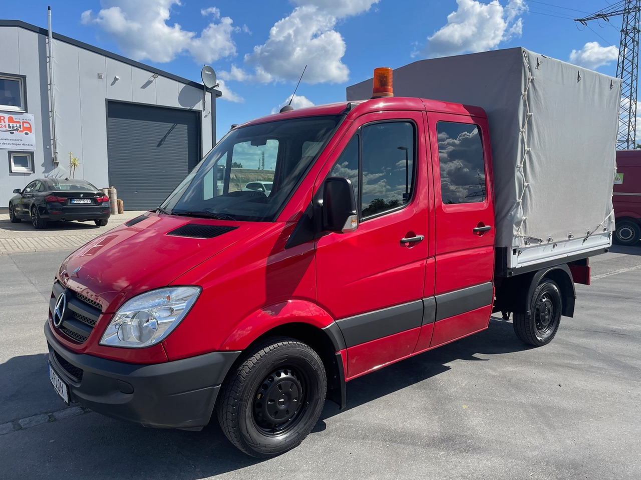 Mercedes-Benz Sprinter II 213 CDI Pritsche/DOKA/EU4/TÜV-05/27 - Furgons ar tentu, Kravas-pasažieru furgons: foto 3 Mercedes-Benz Sprinter II 213 CDI Pritsche/DOKA/EU4/TÜV-05/27 - Furgons ar tentu, Kravas-pasažieru furgons: foto 3