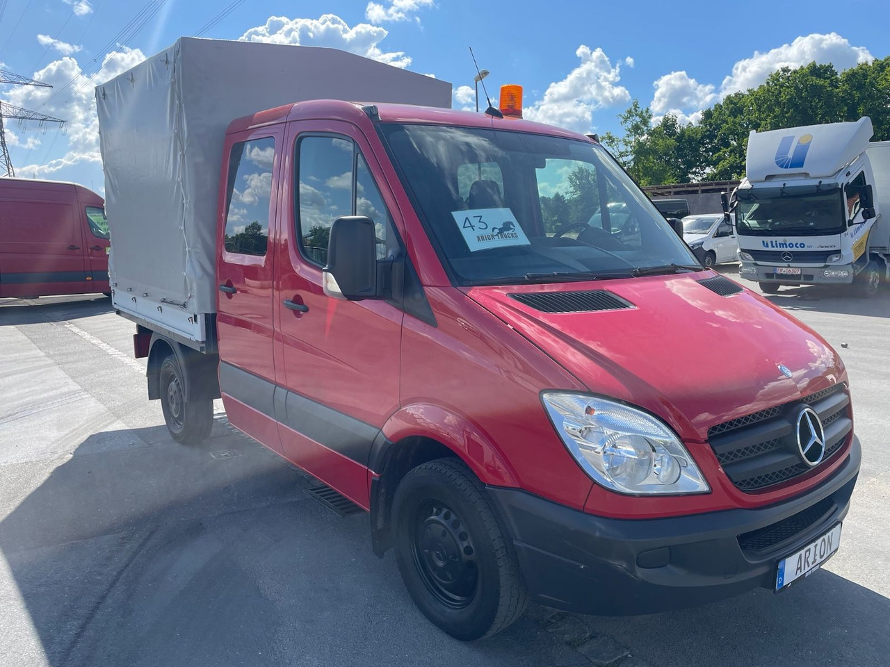 Mercedes-Benz Sprinter II 213 CDI Pritsche/DOKA/EU4/TÜV-05/27 - Furgons ar tentu, Kravas-pasažieru furgons: foto 1 Mercedes-Benz Sprinter II 213 CDI Pritsche/DOKA/EU4/TÜV-05/27 - Furgons ar tentu, Kravas-pasažieru furgons: foto 1