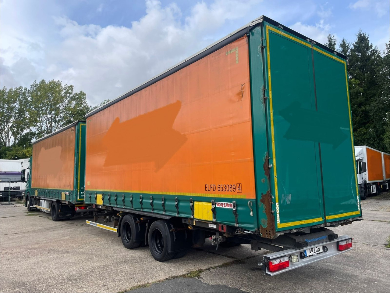 Scania G450 Pritsche+Plane/ANHÄNGER/KOTSCHENREUTHER - Kravas automašīna ar tentu: foto 3 Scania G450 Pritsche+Plane/ANHÄNGER/KOTSCHENREUTHER - Kravas automašīna ar tentu: foto 3