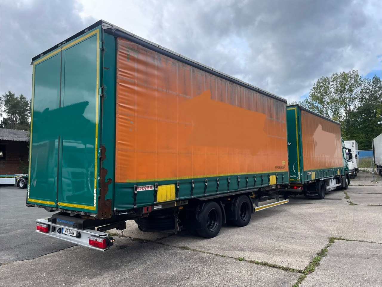 Scania G450 Pritsche+Plane/ANHÄNGER/KOTSCHENREUTHER - Kravas automašīna ar tentu: foto 4 Scania G450 Pritsche+Plane/ANHÄNGER/KOTSCHENREUTHER - Kravas automašīna ar tentu: foto 4