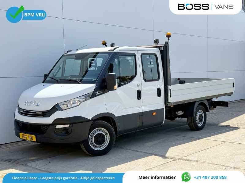 Iveco Daily 35S16 2.3 Automaat Dubbele Cabine Trekhaak 3.5t Climate Control 7 Zitplaatsen Standkachel DC - Automašīna ar kravas platformu, Kravas-pasažieru furgons: foto 1 Iveco Daily 35S16 2.3 Automaat Dubbele Cabine Trekhaak 3.5t Climate Control 7 Zitplaatsen Standkachel DC - Automašīna ar kravas platformu, Kravas-pasažieru furgons: foto 1