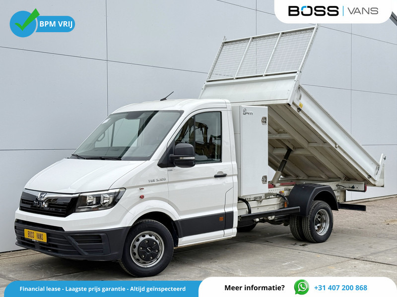 MAN TGE 5.120 2.0 TDI Kipper Dubbellucht Carplay Trekhaak Airco Camera Benne Tipper - Komercauto pašizgāzējs: foto 1 MAN TGE 5.120 2.0 TDI Kipper Dubbellucht Carplay Trekhaak Airco Camera Benne Tipper - Komercauto pašizgāzējs: foto 1