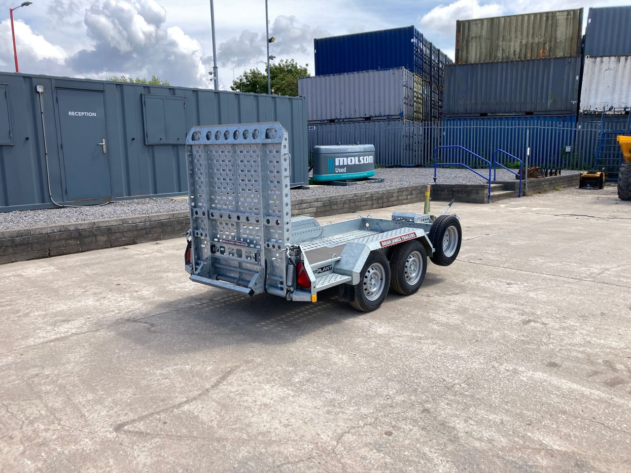 Brian James Trailer T-02-T - Celtniecības tehnikas piekabe: foto 5 Brian James Trailer T-02-T - Celtniecības tehnikas piekabe: foto 5