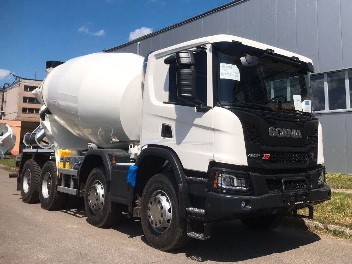 Scania P420 8X4 FML 10 M3 Scania P420 8X4 FML 10 M3 - Betonvedējs: foto 1 Scania P420 8X4 FML 10 M3 Scania P420 8X4 FML 10 M3 - Betonvedējs: foto 1