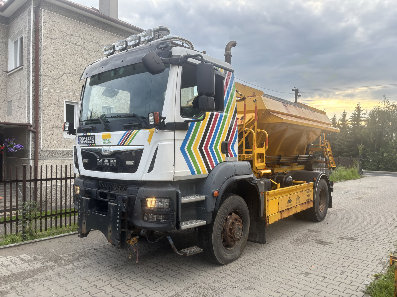 MAN TGM 18.290 4X4 BB GRITTER/SPREADER/PLOUGH - Sniega novākšanas tehnika: foto 2 MAN TGM 18.290 4X4 BB GRITTER/SPREADER/PLOUGH - Sniega novākšanas tehnika: foto 2