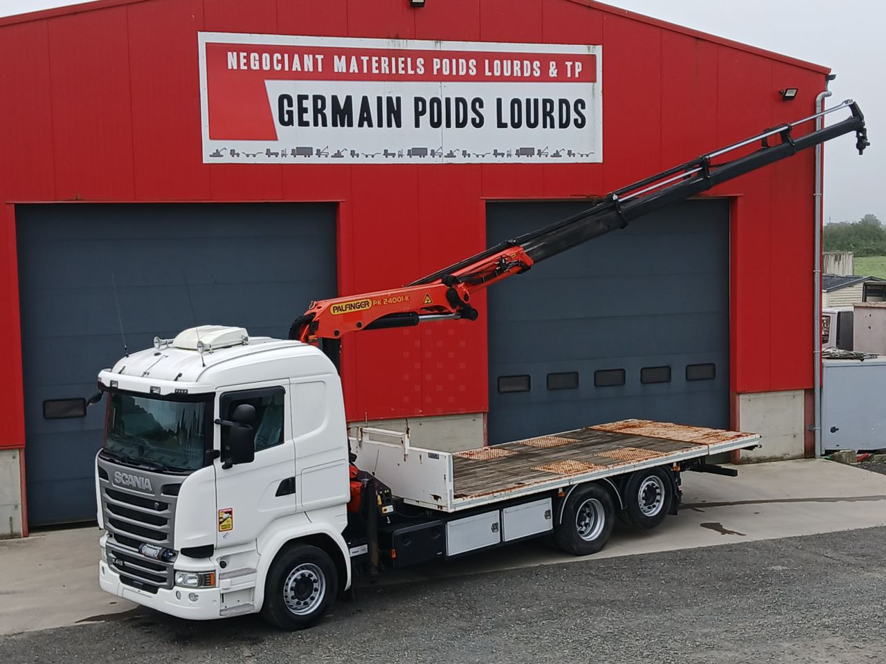 SCANIA 410 6x2 Standard platform Truck - Bortu kravas automašīna/ Platforma, Kravas auto ar manipulatoru: foto 1 SCANIA 410 6x2 Standard platform Truck - Bortu kravas automašīna/ Platforma, Kravas auto ar manipulatoru: foto 1