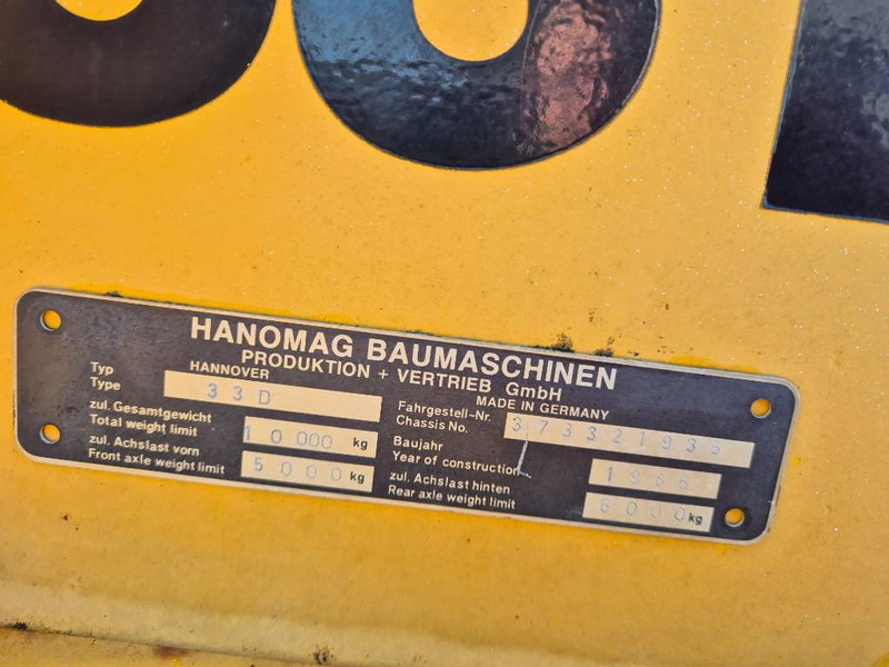 Riteņu iekrāvējs Hanomag 33 D //forks / Bucket//: foto 10