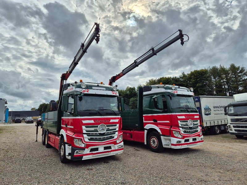 Mercedes-Benz Actros 2551/6x2 // Palfinger 16002 B // 2 x trucks - Kravas auto ar manipulatoru: foto 2 Mercedes-Benz Actros 2551/6x2 // Palfinger 16002 B // 2 x trucks - Kravas auto ar manipulatoru: foto 2