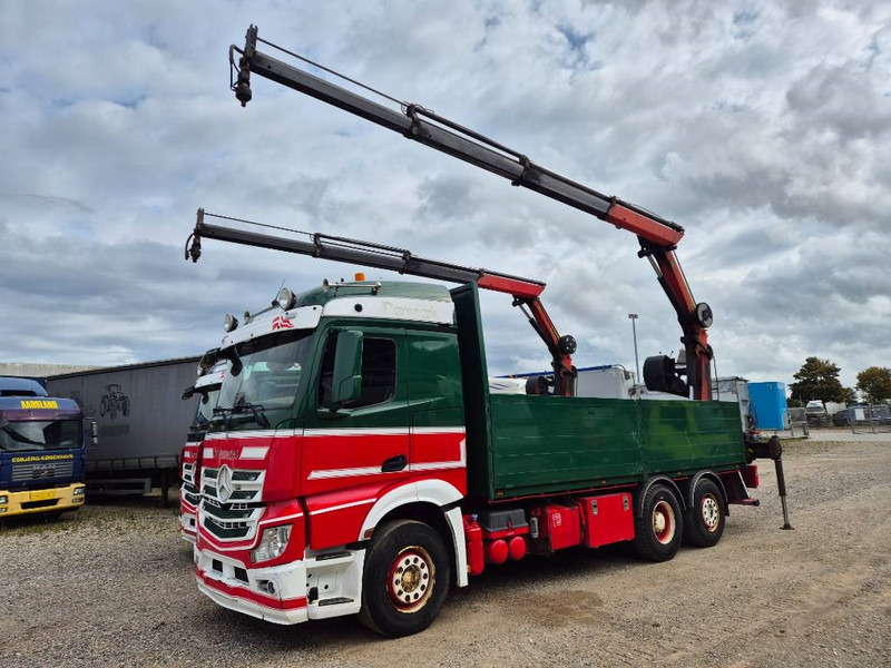 Mercedes-Benz Actros 2551/6x2 // Palfinger 16002 B // 2 x trucks - Kravas auto ar manipulatoru: foto 3 Mercedes-Benz Actros 2551/6x2 // Palfinger 16002 B // 2 x trucks - Kravas auto ar manipulatoru: foto 3