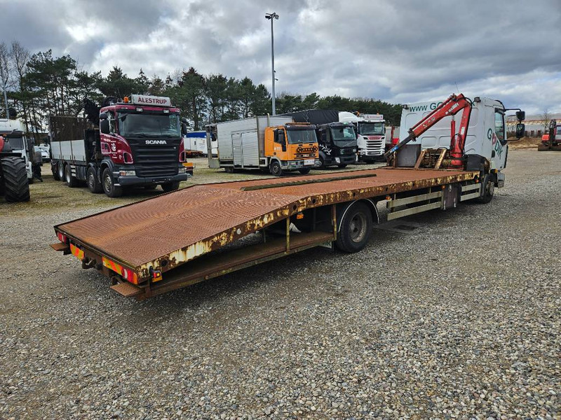 Renault Midlum 220 Machine/auto Transport and crane(2 stk) - Autovedējs, Kravas auto ar manipulatoru: foto 4 Renault Midlum 220 Machine/auto Transport and crane(2 stk) - Autovedējs, Kravas auto ar manipulatoru: foto 4