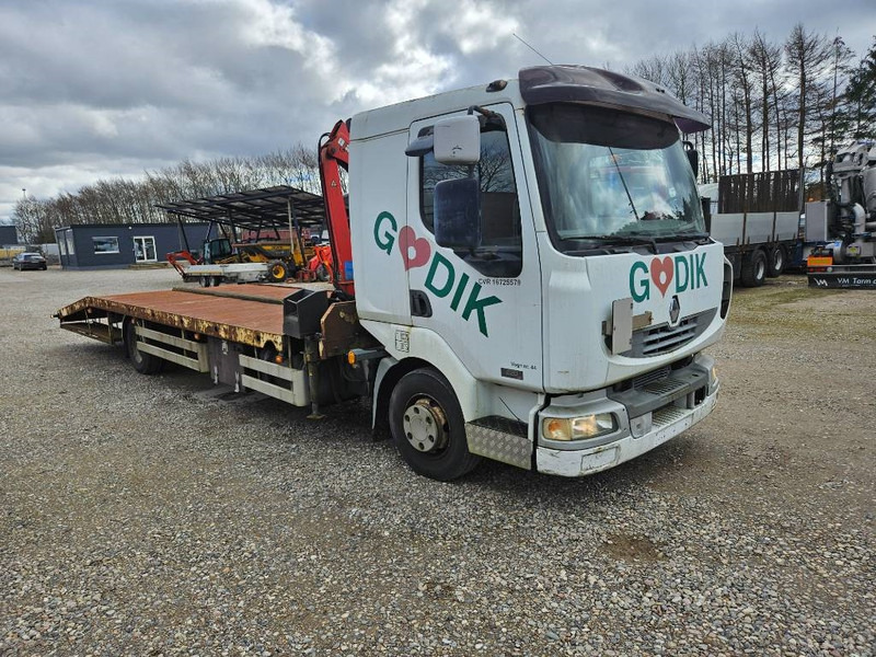 Renault Midlum 220 Machine/auto Transport and crane(2 stk) - Autovedējs, Kravas auto ar manipulatoru: foto 5 Renault Midlum 220 Machine/auto Transport and crane(2 stk) - Autovedējs, Kravas auto ar manipulatoru: foto 5