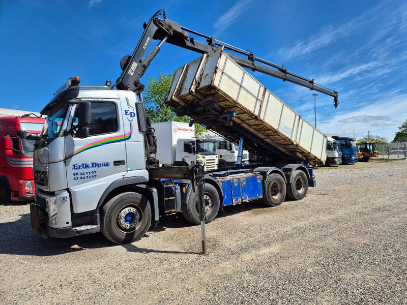 Volvo FH 460 8x2/4 //Hiab 166 E-4// 3 way tip - Kravas auto ar manipulatoru: foto 1 Volvo FH 460 8x2/4 //Hiab 166 E-4// 3 way tip - Kravas auto ar manipulatoru: foto 1