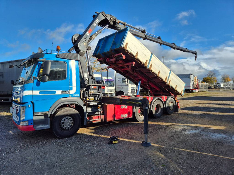 Volvo FM 500 8x4/4 // HIAB 244 EP-5 HIPRO // 3 way tip - Kravas auto ar manipulatoru: foto 1 Volvo FM 500 8x4/4 // HIAB 244 EP-5 HIPRO // 3 way tip - Kravas auto ar manipulatoru: foto 1