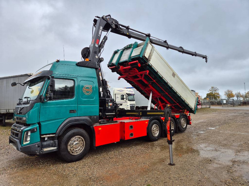Volvo FMX 500 8x4 // HIAB X-HIPRO 262 EP-5 // 3-Tipper - Kravas auto ar manipulatoru: foto 1 Volvo FMX 500 8x4 // HIAB X-HIPRO 262 EP-5 // 3-Tipper - Kravas auto ar manipulatoru: foto 1