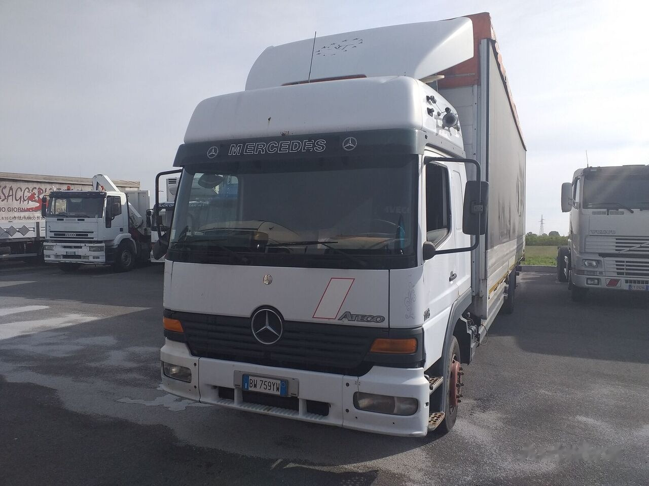 Mercedes-Benz ATEGO 12.28 - Kravas automašīna ar tentu: foto 2 Mercedes-Benz ATEGO 12.28 - Kravas automašīna ar tentu: foto 2