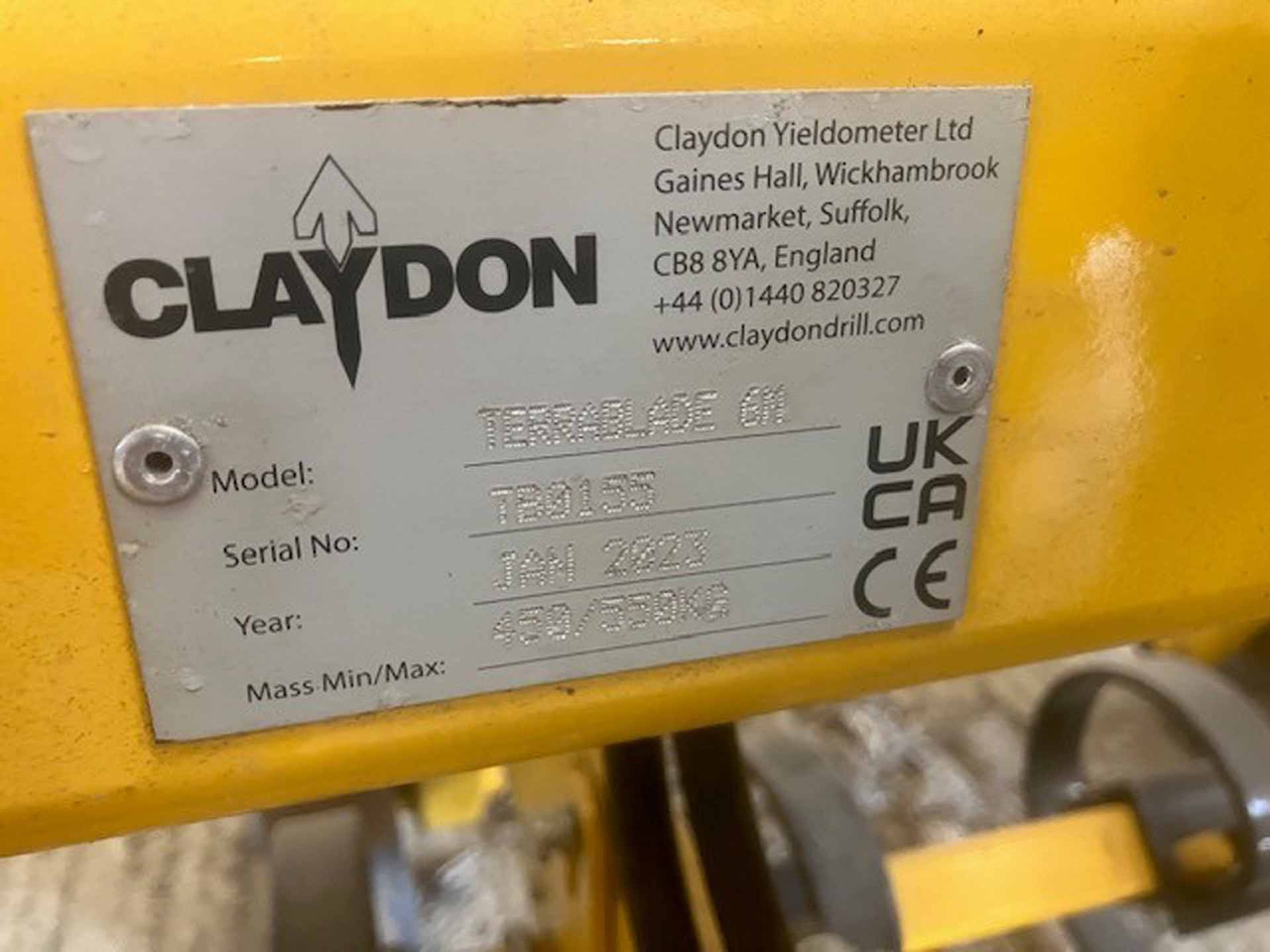 Claydon Terrablade 6m - Augsnes apstrādes tehnika: foto 4 Claydon Terrablade 6m - Augsnes apstrādes tehnika: foto 4