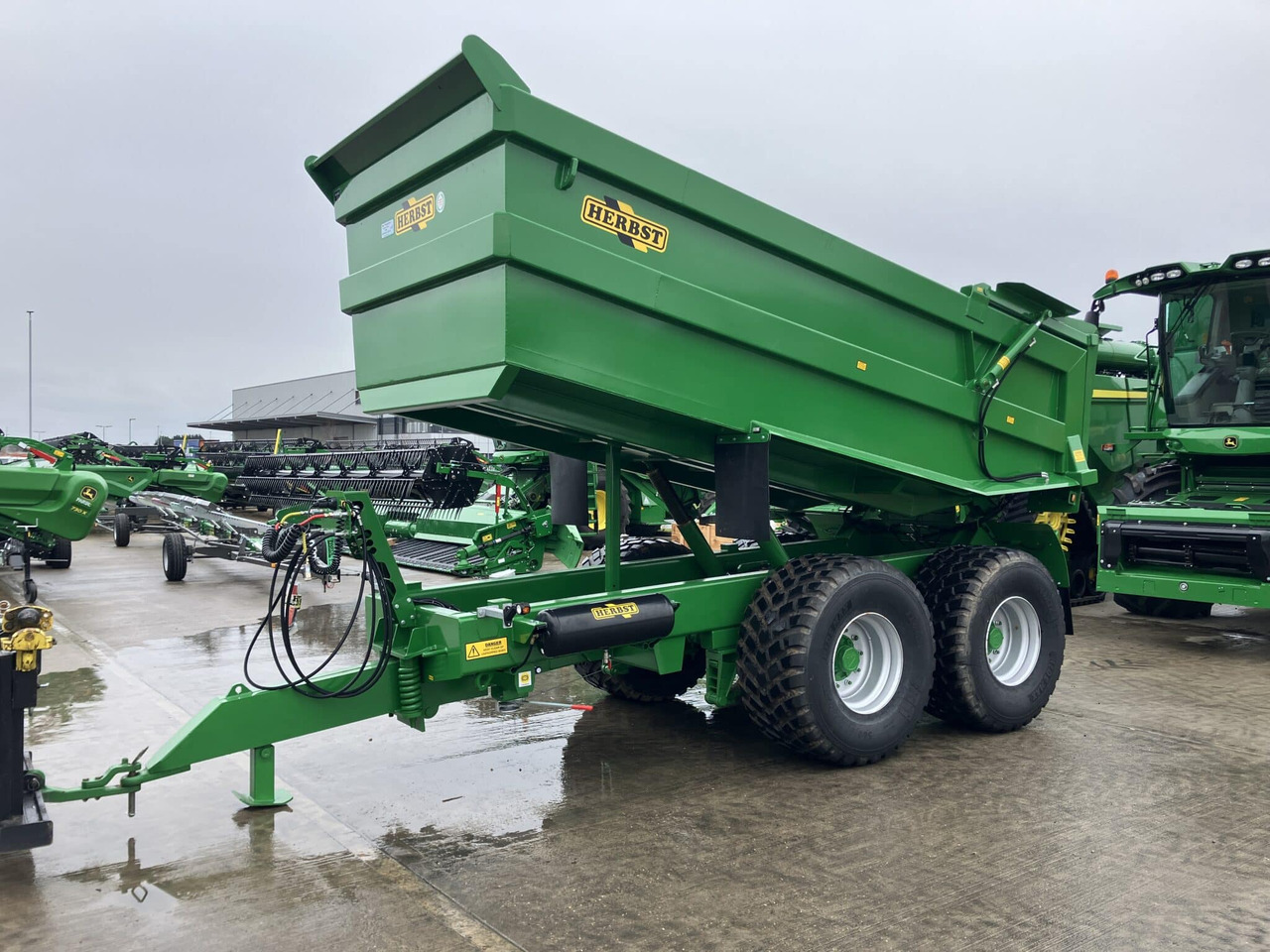 Jaunā Lauksaimniecības piekabe Herbst 20T Dump Trailer: foto 1