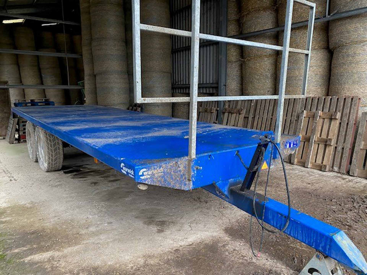 Warwick WB11B 14T Bale Trailer - Lauksaimniecības piekabe: foto 1 Warwick WB11B 14T Bale Trailer - Lauksaimniecības piekabe: foto 1