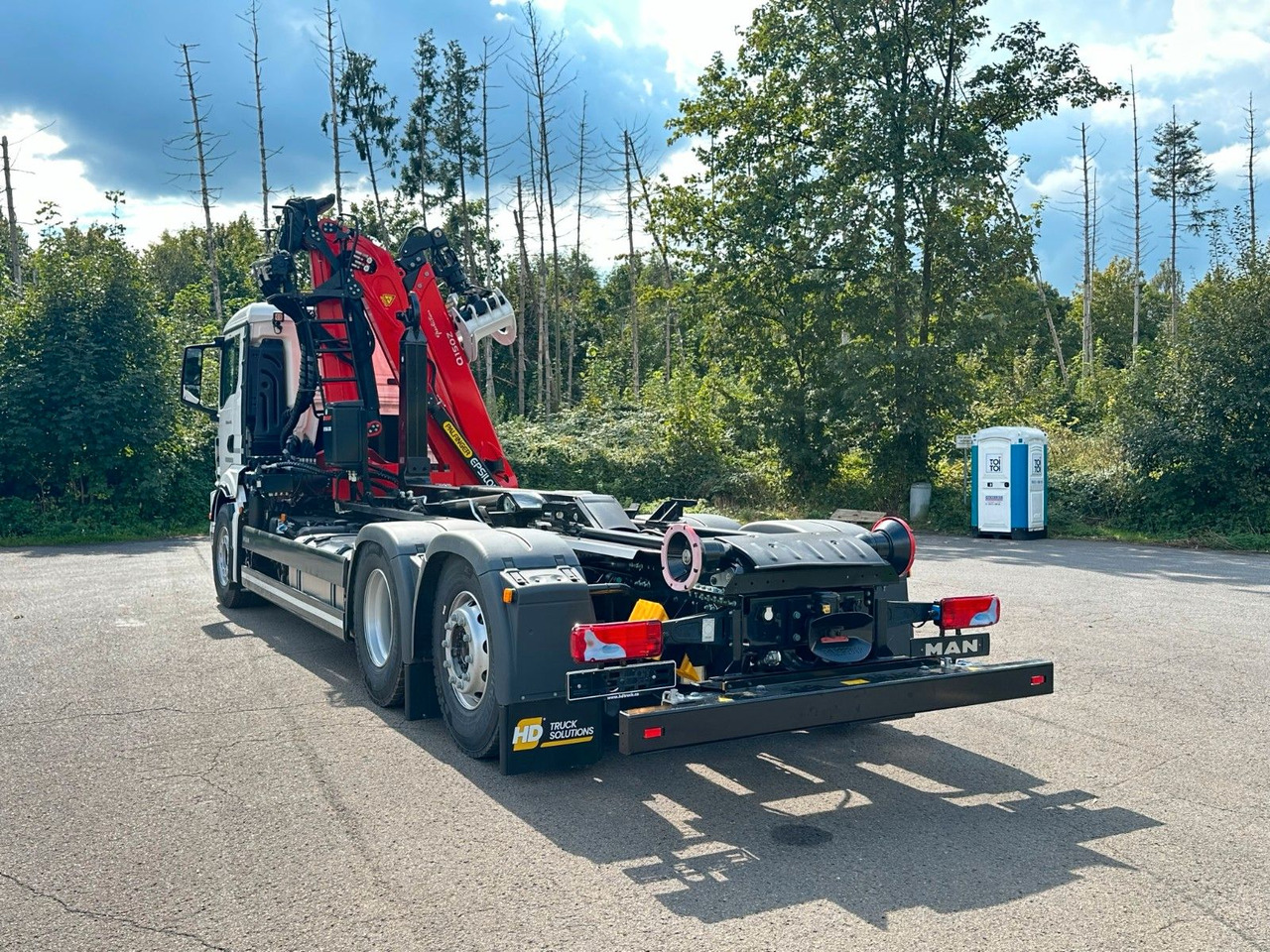 MAN TGS 26.470 6x2 Abrollkipper + Kran EPSILON - Pacēlājs ar āķi, Kravas auto ar manipulatoru: foto 5 MAN TGS 26.470 6x2 Abrollkipper + Kran EPSILON - Pacēlājs ar āķi, Kravas auto ar manipulatoru: foto 5