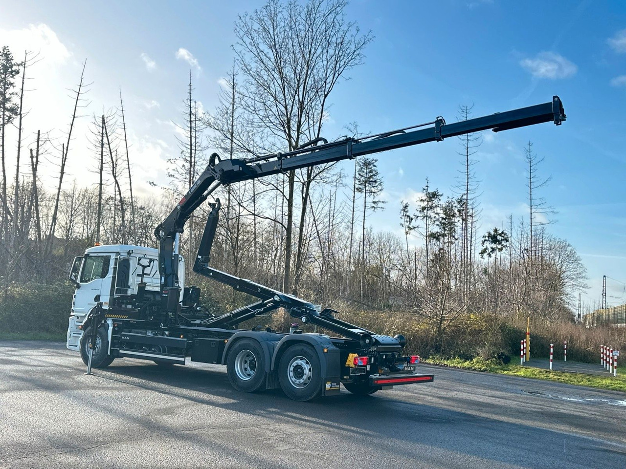 MAN TGS 26.470 6x2 Abrollkipper + Kran Hiab 138-3 - Pacēlājs ar āķi, Kravas auto ar manipulatoru: foto 4 MAN TGS 26.470 6x2 Abrollkipper + Kran Hiab 138-3 - Pacēlājs ar āķi, Kravas auto ar manipulatoru: foto 4
