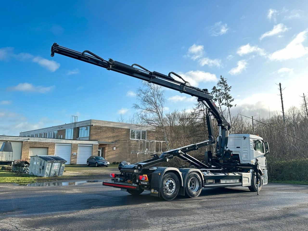 MAN TGS 26.470 6x2 Abrollkipper + Kran Hiab 138-3 - Pacēlājs ar āķi, Kravas auto ar manipulatoru: foto 5 MAN TGS 26.470 6x2 Abrollkipper + Kran Hiab 138-3 - Pacēlājs ar āķi, Kravas auto ar manipulatoru: foto 5