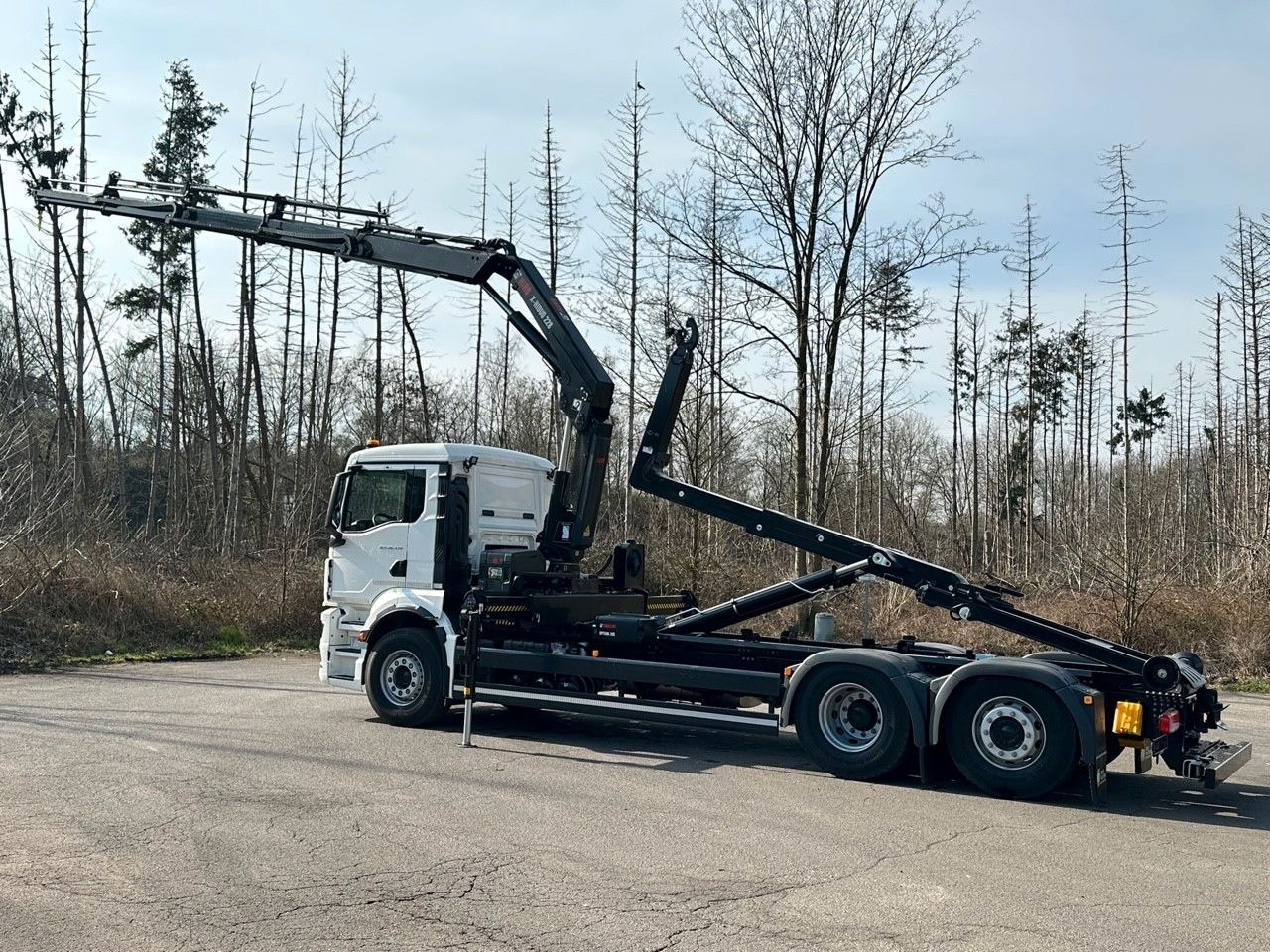 MAN TGS 26.470 6x2 Abrollkipper + Kran Hiab 228-4 - Pacēlājs ar āķi, Kravas auto ar manipulatoru: foto 4 MAN TGS 26.470 6x2 Abrollkipper + Kran Hiab 228-4 - Pacēlājs ar āķi, Kravas auto ar manipulatoru: foto 4