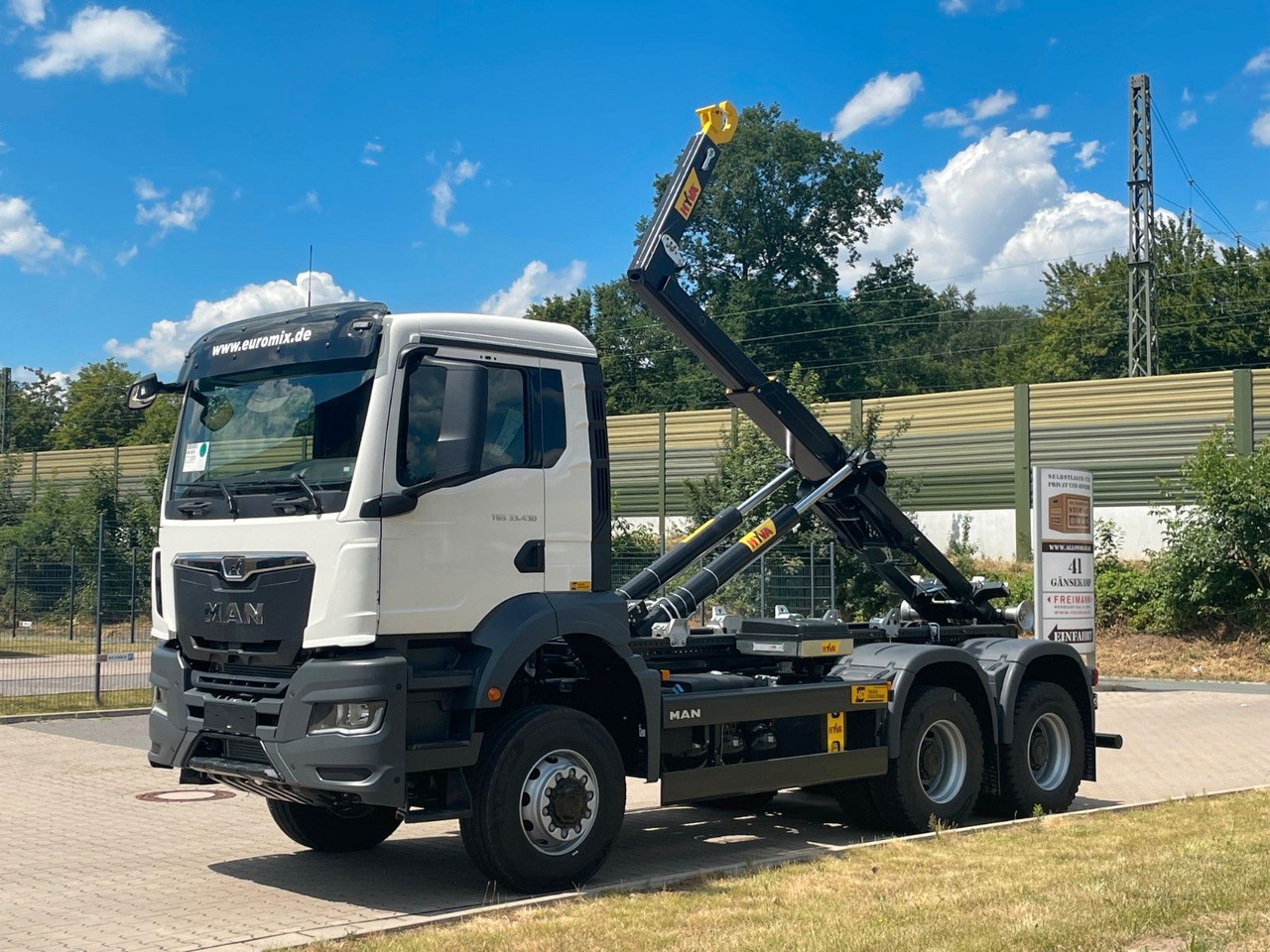 MAN TGS 33.440 6x6 Euro6e Hyva - Hiab MultiLift - Pacēlājs ar āķi, Kravas auto ar manipulatoru: foto 1 MAN TGS 33.440 6x6 Euro6e Hyva - Hiab MultiLift - Pacēlājs ar āķi, Kravas auto ar manipulatoru: foto 1