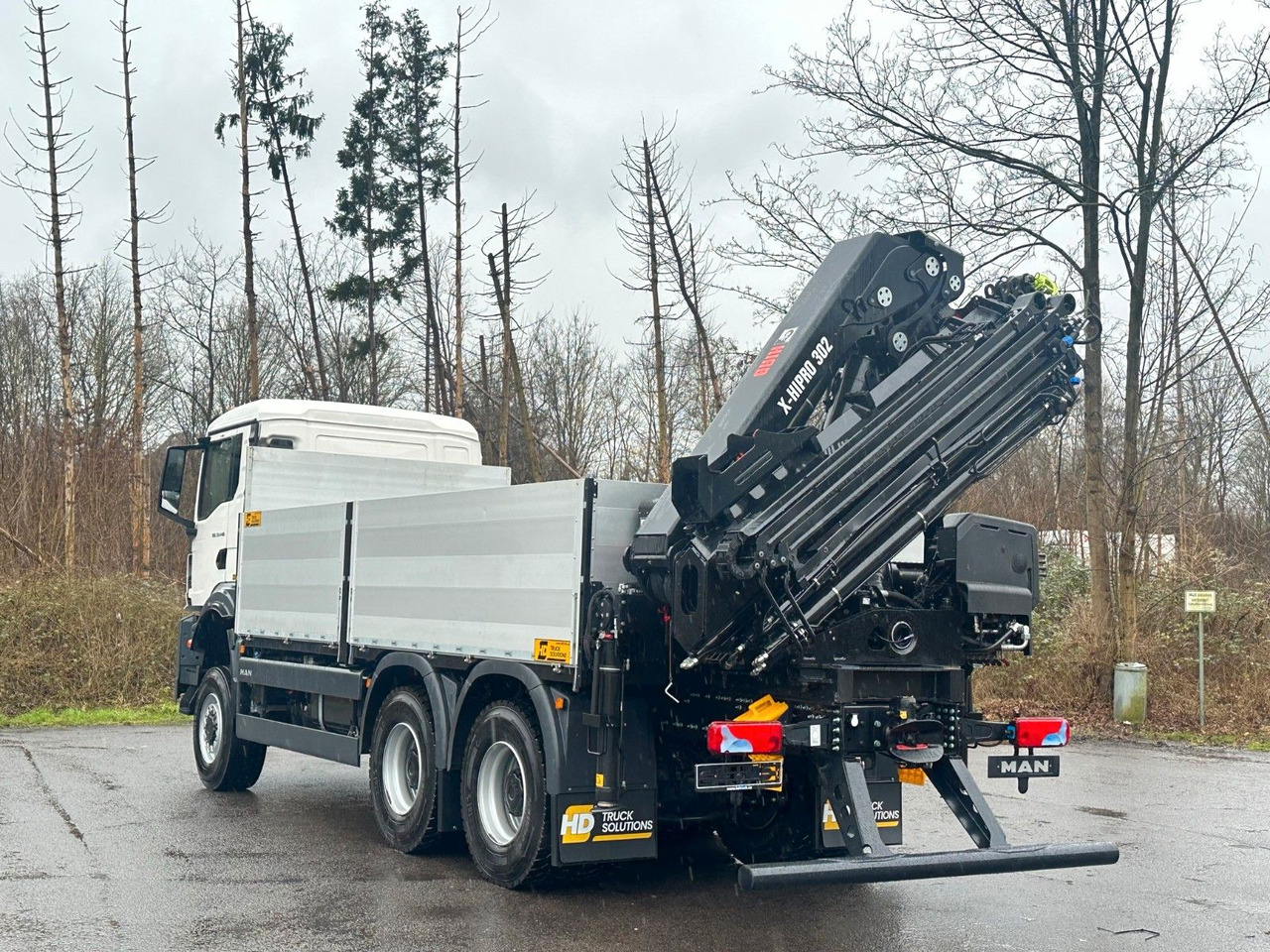 MAN TGS 33.440 6x6 Kran HIAB X-HiPro 302 E 6 - Bortu kravas automašīna/ Platforma, Kravas auto ar manipulatoru: foto 5 MAN TGS 33.440 6x6 Kran HIAB X-HiPro 302 E 6 - Bortu kravas automašīna/ Platforma, Kravas auto ar manipulatoru: foto 5