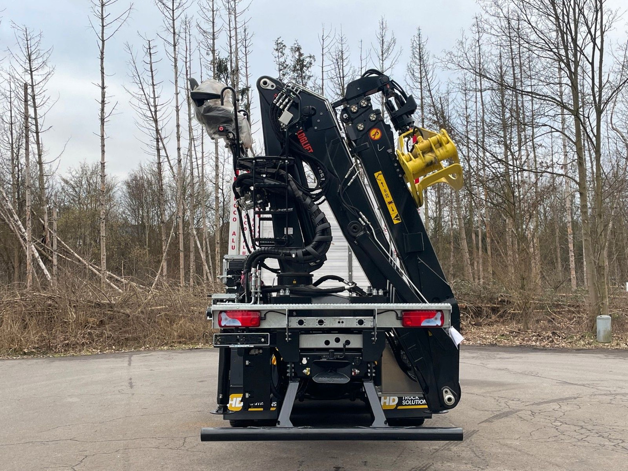Kokvedējs, Kravas auto ar manipulatoru MAN TGS 33.510 6X4 BL Euro6e LogLift 165Z: foto 7