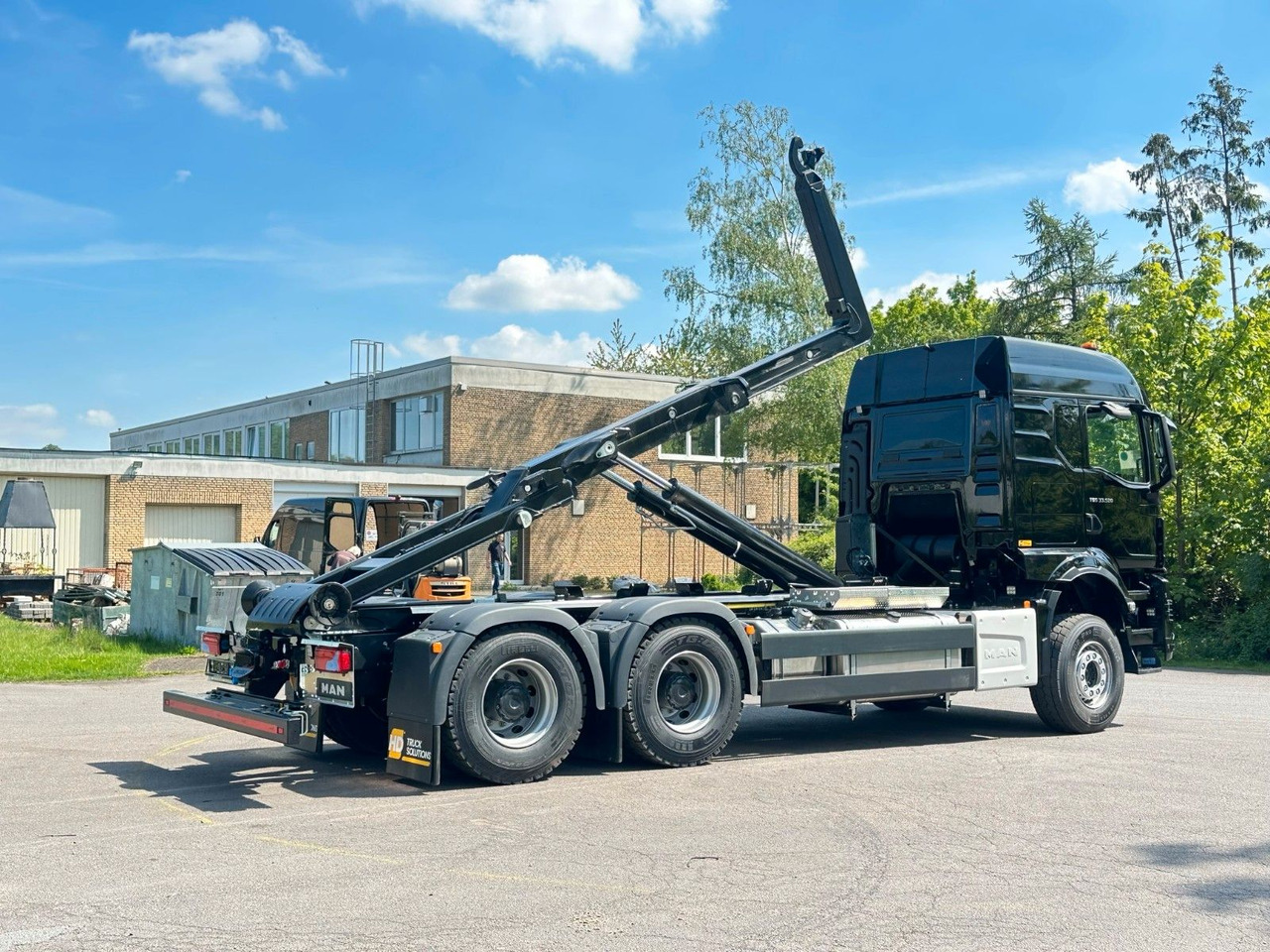 Pacēlājs ar āķi, Kravas auto ar manipulatoru MAN TGS 33.520 6X4  Euro6e Abrollkipper MULTILIFT: foto 8