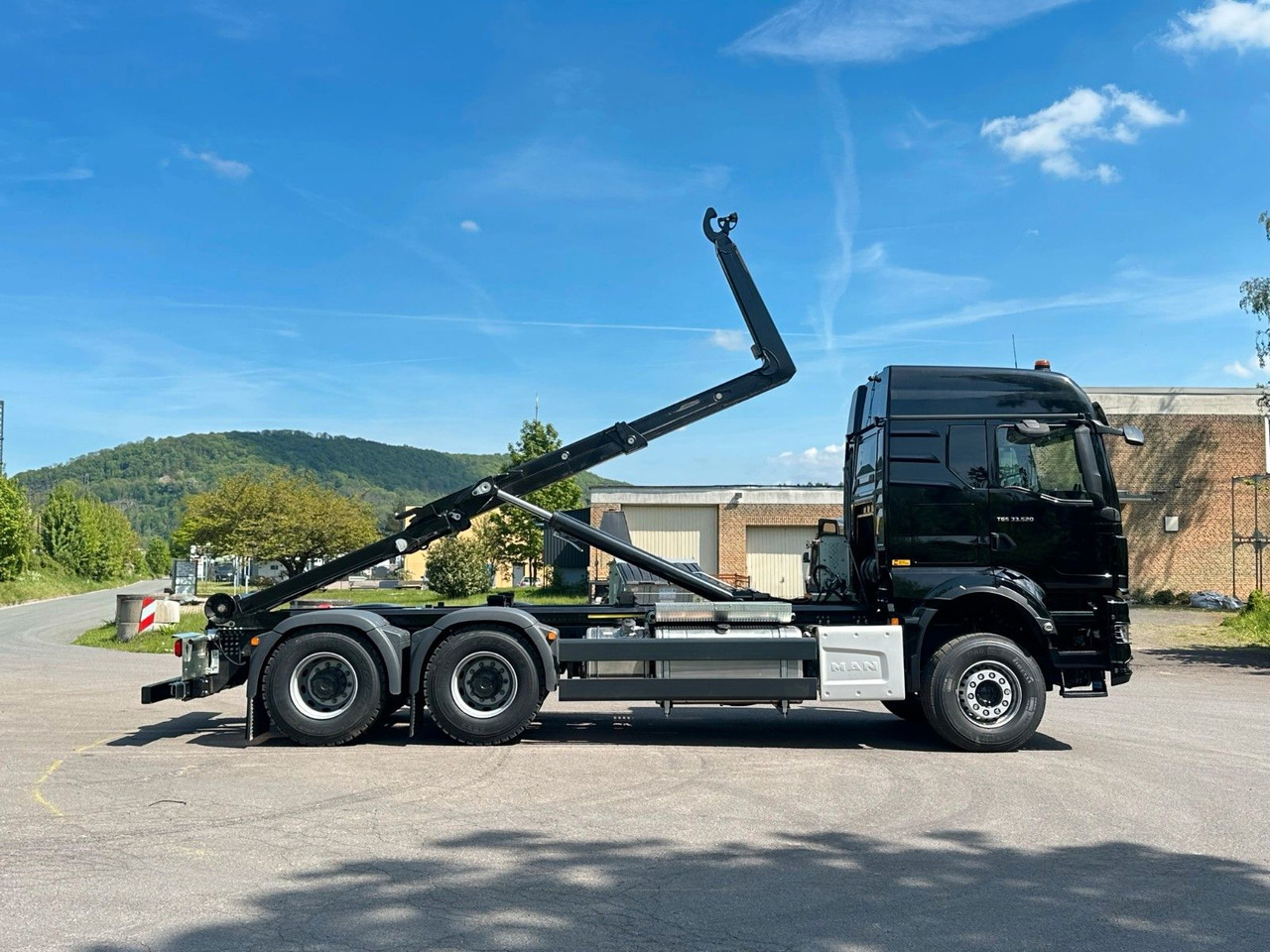 Pacēlājs ar āķi, Kravas auto ar manipulatoru MAN TGS 33.520 6X4  Euro6e Abrollkipper MULTILIFT: foto 8