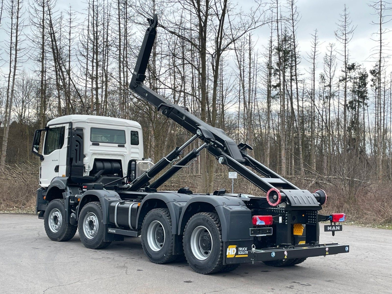 MAN TGS 35.480 8x4 Euro6e Hiab MultLift Abrollkipper - Pacēlājs ar āķi, Kravas auto ar manipulatoru: foto 5 MAN TGS 35.480 8x4 Euro6e Hiab MultLift Abrollkipper - Pacēlājs ar āķi, Kravas auto ar manipulatoru: foto 5